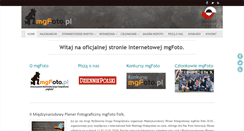 Desktop Screenshot of mgfoto.pl