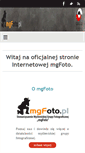Mobile Screenshot of mgfoto.pl